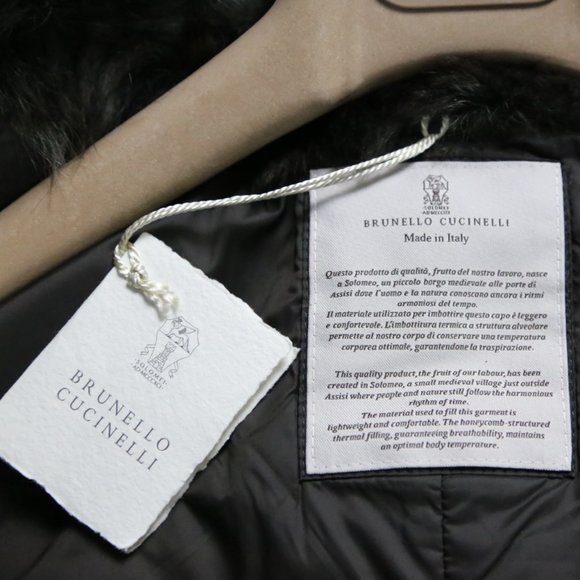 NWT $15,000 Brunello Cucinelli Shearling Vest 42IT - Picture 6 of 7